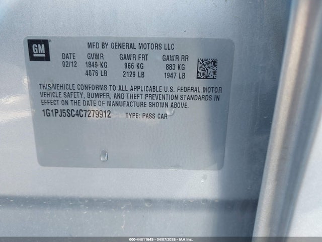 CHEVROLET CRUZE ECO - 9