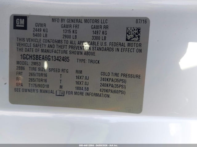 CHEVROLET COLORADO - 8