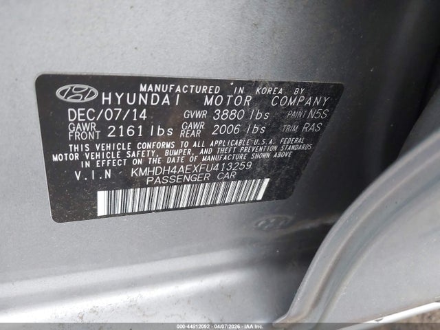 HYUNDAI ELANTRA SE - 9