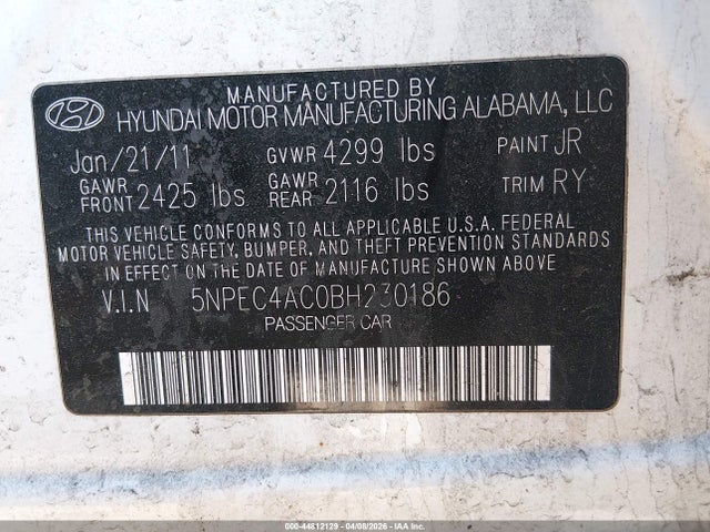 HYUNDAI SONATA LIMITED - 9