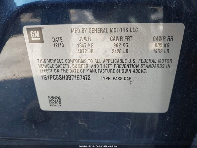 CHEVROLET CRUZE LS - 9