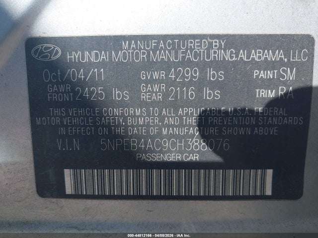 HYUNDAI SONATA GLS - 9