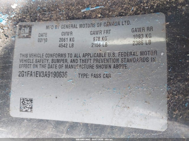 CHEVROLET CAMARO 1LS - 9