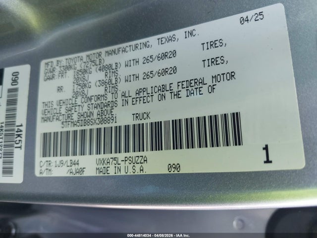 صورة 9 لـ 2025 Toyota TUNDRA 1794 EDITION