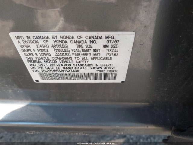 HONDA RIDGELINE - 9