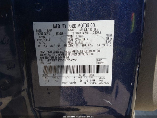 FORD F-150 STX/XL/XLT - 9