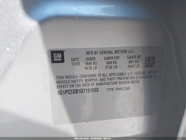 CHEVROLET CRUZE 1LT AUTO - 9