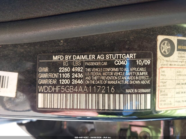 MERCEDES-BENZ E-CLASS - 9