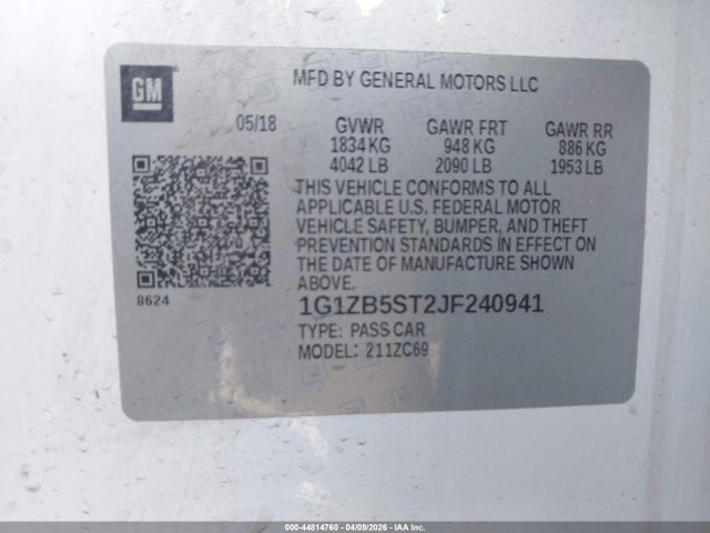 CHEVROLET MALIBU 1LS - 9