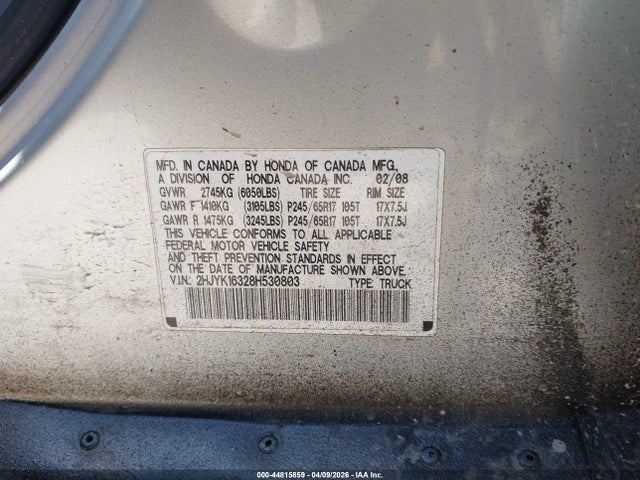 HONDA RIDGELINE - 9