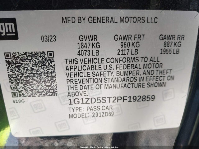 CHEVROLET MALIBU FWD 1LT - 9