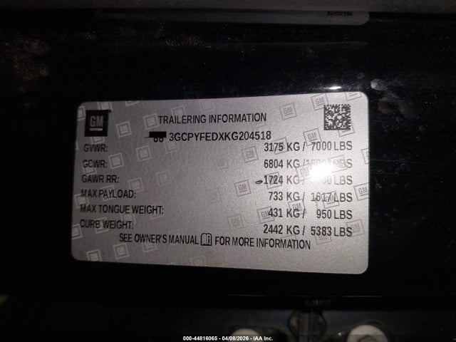 CHEVROLET SILVERADO 1500 LT TRAIL BOSS - 9