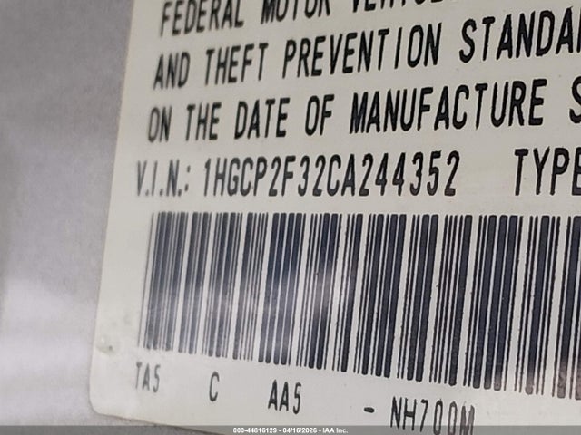 HONDA ACCORD 2.4 LX - 9