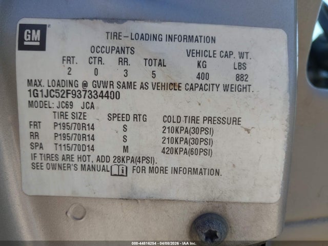 CHEVROLET CAVALIER - 9