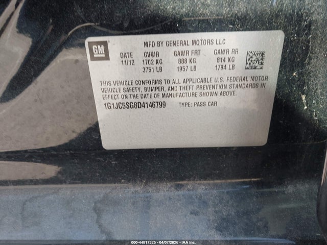 CHEVROLET SONIC LT AUTO - 9