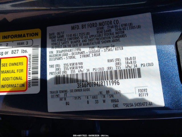 FORD FUSION SE - 9