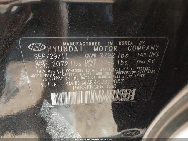 HYUNDAI ELANTRA LIMITED (ULSAN PLANT) - 9