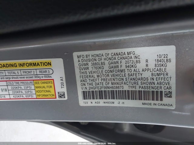 HONDA CIVIC SPORT - 9