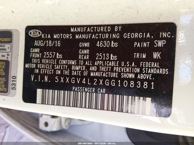 KIA OPTIMA SXL TURBO - 9