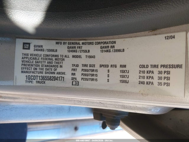 CHEVROLET COLORADO 1SF LS Z71 - 9