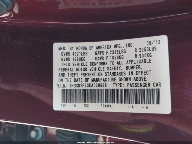 HONDA ACCORD SPORT - 9