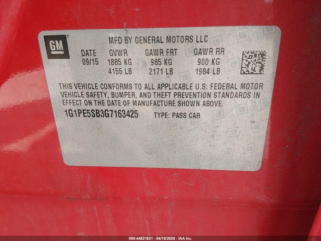 CHEVROLET CRUZE LIMITED 1LT AUTO - 9