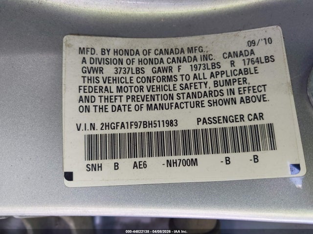 HONDA CIVIC EX-L - 9