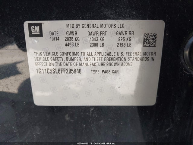 CHEVROLET MALIBU 1LT - 9