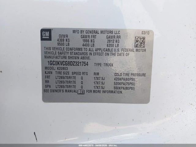 CHEVROLET SILVERADO 2500HD WORK TRUCK - 9