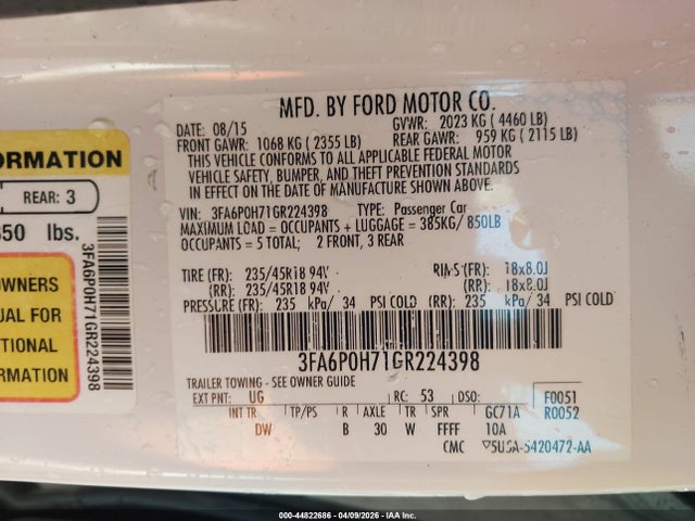 FORD FUSION SE - 9