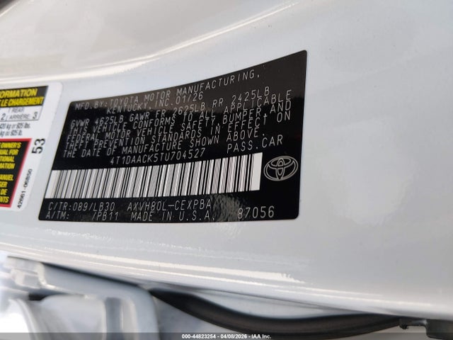 2026 Toyota CAMRY XSE 照片 9