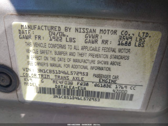 NISSAN SENTRA 1.8S - 9