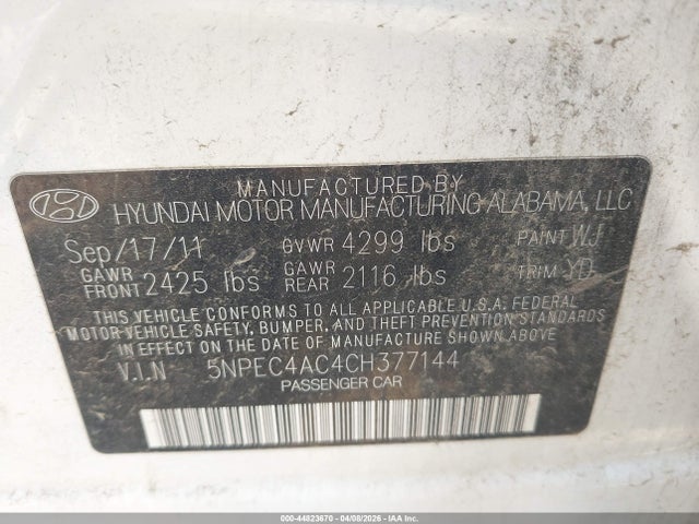 HYUNDAI SONATA LIMITED - 9