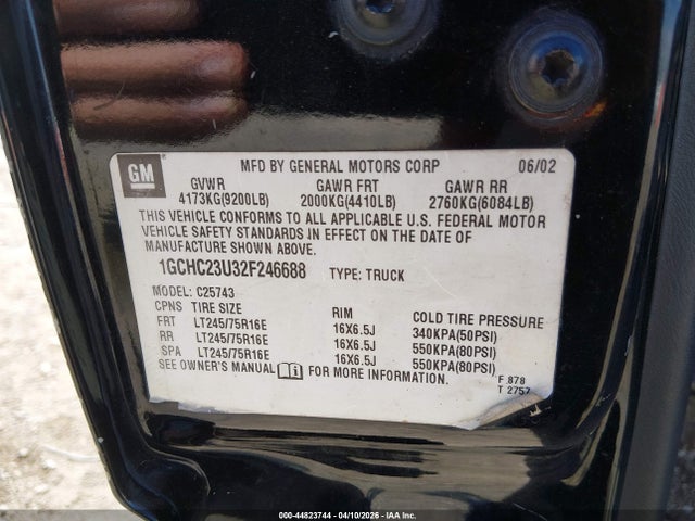 CHEVROLET SILVERADO 2500HD LS - 9