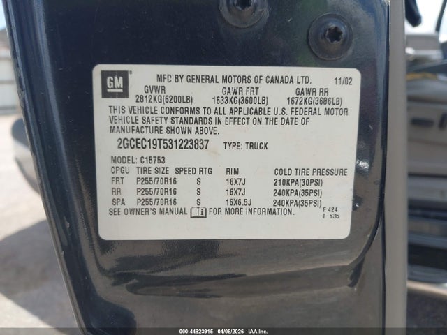 CHEVROLET SILVERADO 1500 - 9