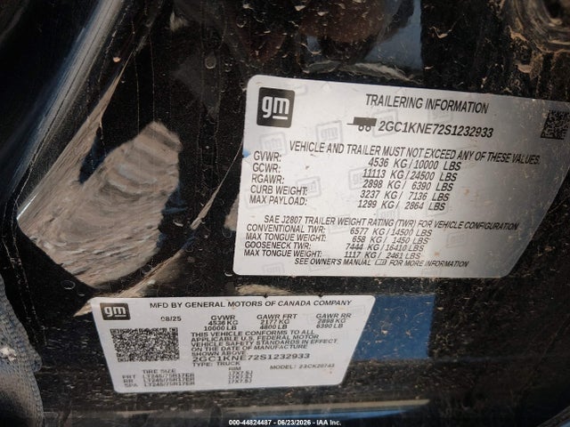صورة 9 لـ 2025 Chevrolet SILVERADO 2500HD 4WD STANDARD BED LT
