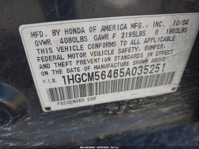 HONDA ACCORD 2.4 LX - 9