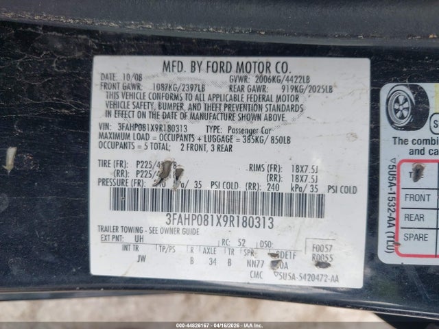 FORD FUSION SEL - 9