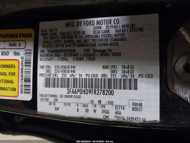 FORD FUSION SE - 9