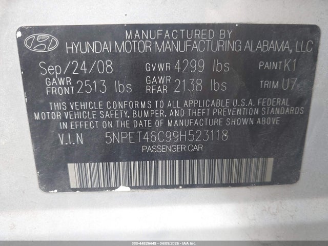 HYUNDAI SONATA GLS - 9