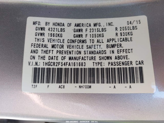 HONDA ACCORD SPORT - 9