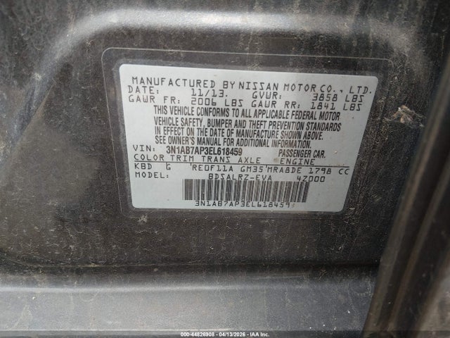 2014 Nissan SENTRA SR photo 9