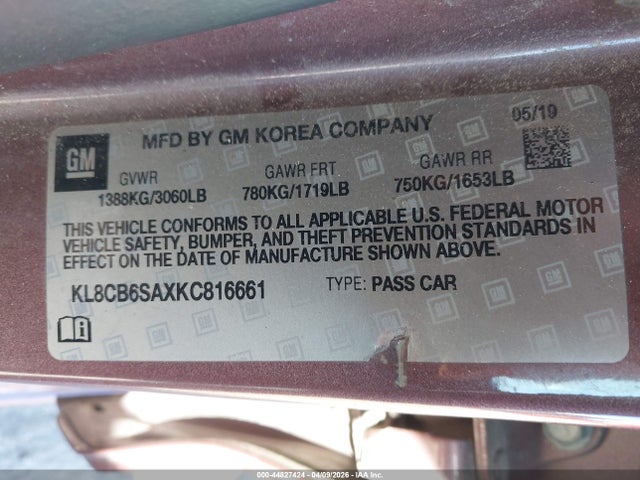 CHEVROLET SPARK LS CVT - 9