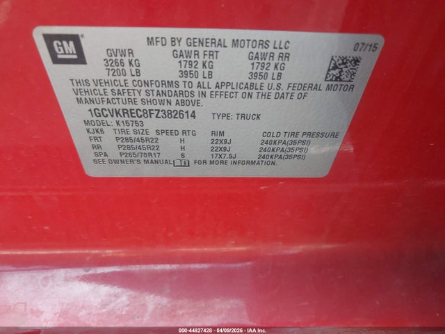 CHEVROLET SILVERADO 1500 - 9