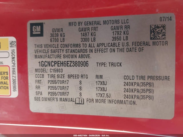 CHEVROLET SILVERADO 1500 WORK TRUCK 1WT - 9