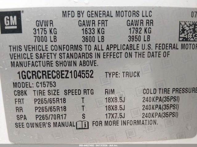 CHEVROLET SILVERADO 1500 1LT - 9