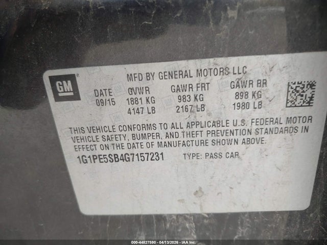 CHEVROLET CRUZE LIMITED 1LT AUTO - 9