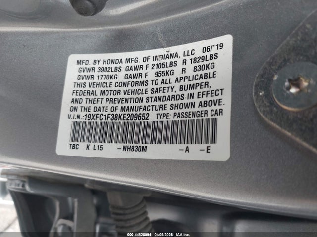 HONDA CIVIC EX - 9