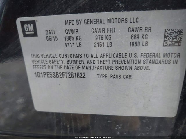 CHEVROLET CRUZE 2LT AUTO - 9