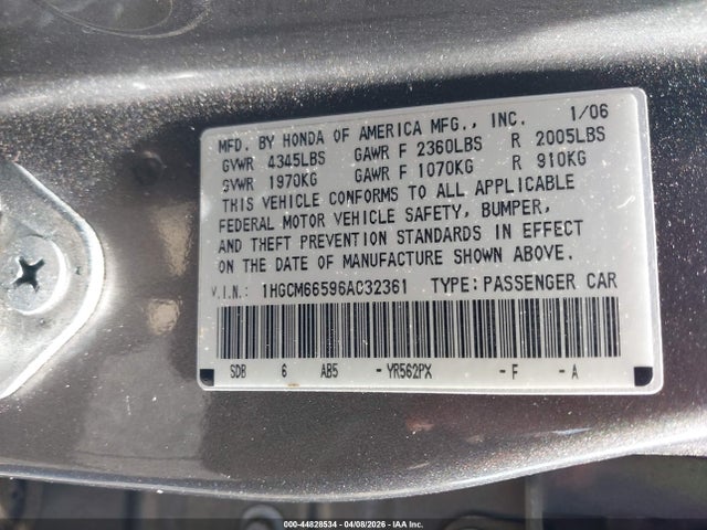 HONDA ACCORD 3.0 EX - 9